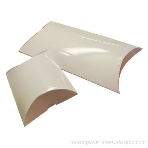 Pillow Package Boxes, Made of Art Paper, Customized Designs and Sizes Accepted